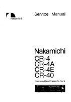 Nakamichi CR-4-A-Service-Manual